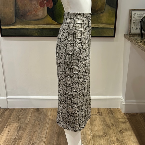 Zara Python Snake MIDI Skirt - Picture 6 of 10
